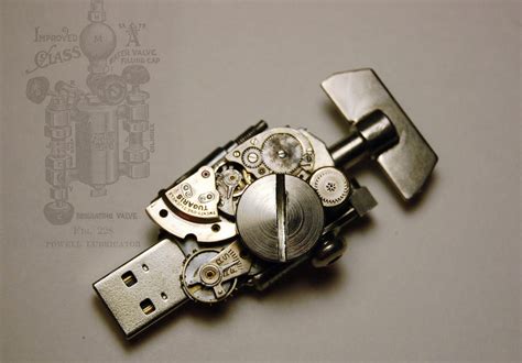 Steampunk Usb Flash Drive By Cybercrafts On Deviantart