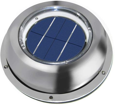 Shipping Container Solar Powered Vent Fan Stainless Steel Usa