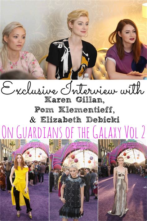 Exclusive Interview With Karen Gillan Pom Klementieff And Elizabeth