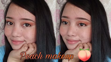 Simple Peachy Makeup Look 🍑 Fe Cualbar Youtube