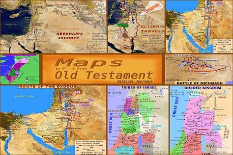 Old Testament Maps Photograph By Bob Pardue Pixels