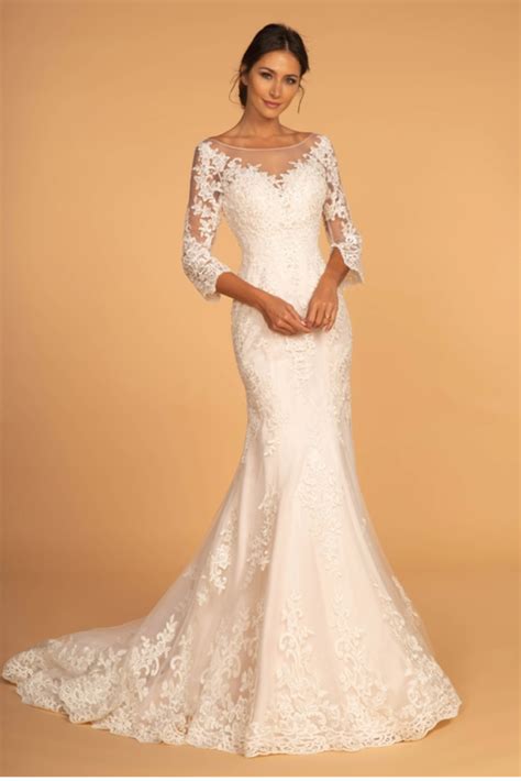 Wedding Dress Ivory Cream Gl2592 Fashion Club