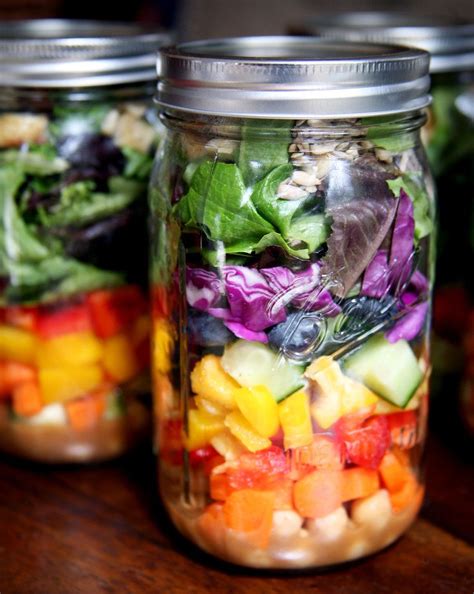 The Art Of Packing Mason Jars Salad Jar Recipe Mason Jar Salad
