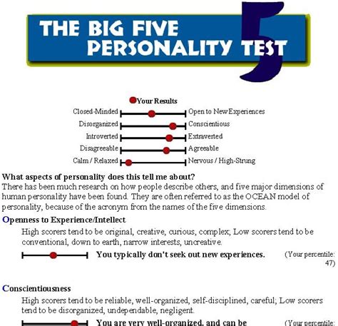The Big Five Personality Test The Big Five Personality Test EddyBogaErt