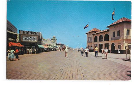 Ocean City New Jersey Music Pier Boardwalk Moorlyn Theater Vintage Nj
