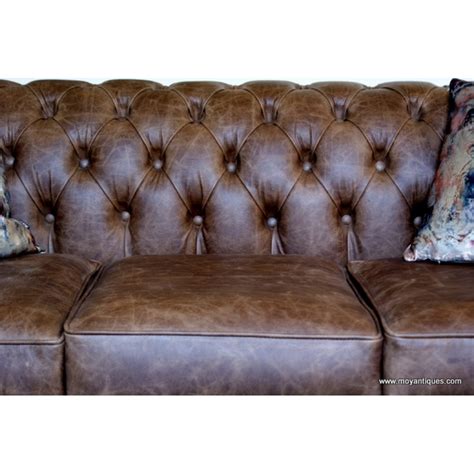 Chesterfield Cracked Vintage Moy Antiques