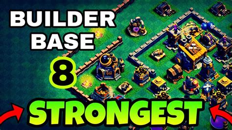 Strongest Builder Base 8 Layout W Replays Builder Hall 8 Best Base