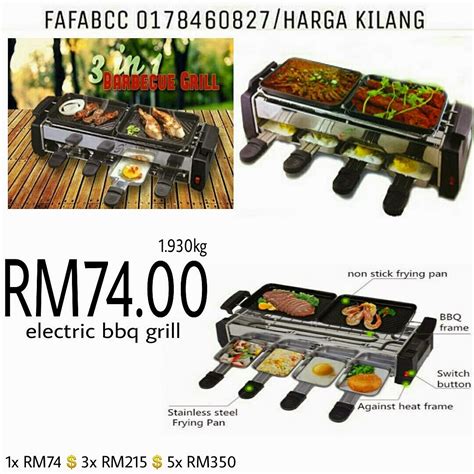 Best 4 electric bbq grills with stand to buy in 2021 reviews. MALAYSIA SAVE SHOP (JUAL BORONG MURAH MALAYSIA): Electric ...