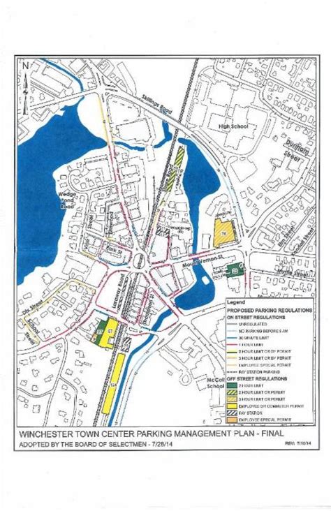 Winchester Car Parking Map