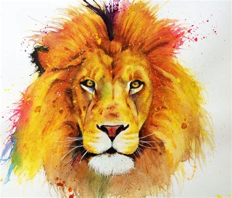 Lion Colour Drawing at GetDrawings | Free download