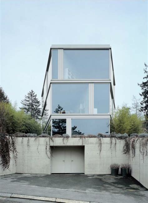Christian Kerez House With One Wall Zurich 2007 Architecture House