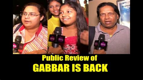 Public Review Of Gabbar Is Back Akshay Kumar Shruti Haasan Kareena