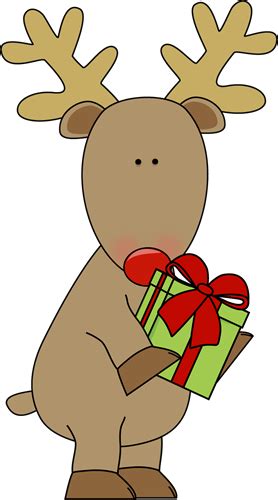 Free Clip Art Christmas Reindeer Clip Art Library