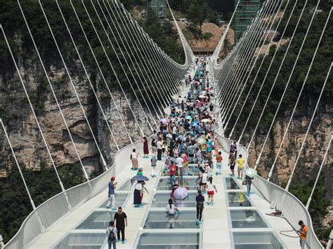 China Glass Bridge In Avatar Mountains Escape