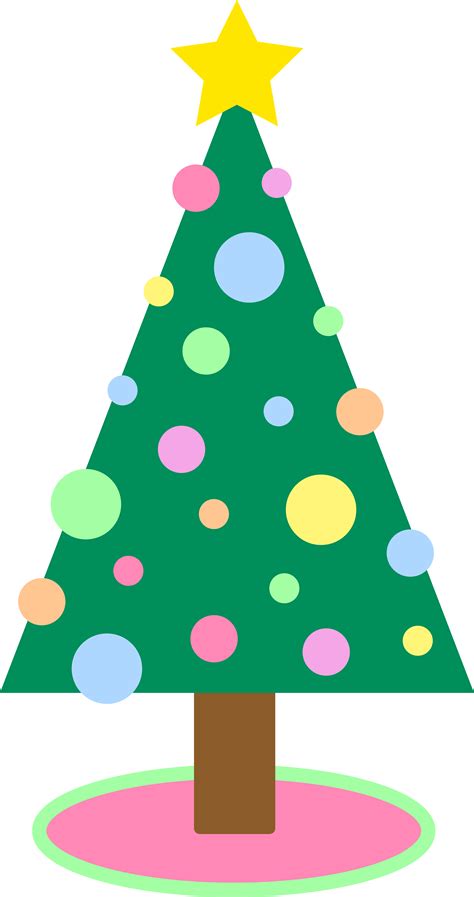 Christmas Tree Ornaments Clip Art