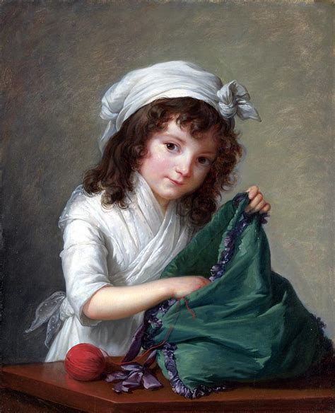 Vigee Lebrun Elisabeth Mademoiselle Brongniart Painting By European