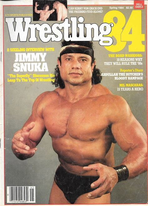 Pro Wrestling Magazine Wrestling 84 Spring Issue Jimmy Snuka On The