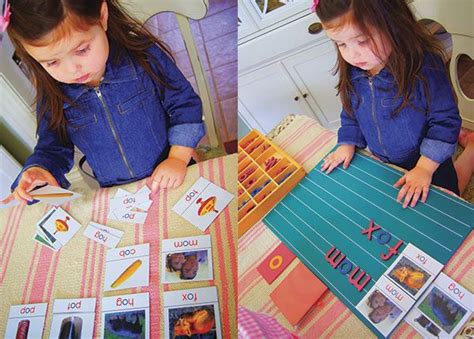 Jouet en bois de qualité inspiré de la méthode montessori. Aprender a leer con Montessori, ideas prácticas ...