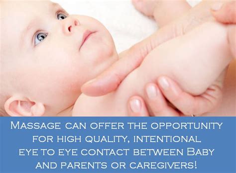 the benefits of infant massage