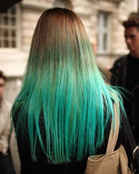 Green Ombre Hair Bisous Magazine