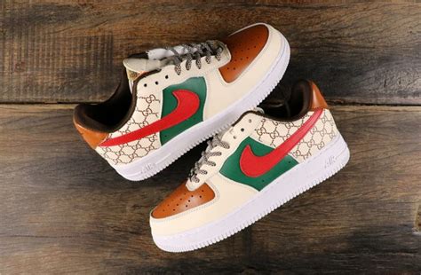Our custom air forces are perfectly crafted and customized in many different styles. Nike Air Force 1 Low Gucci GG Custom Green Red Brown in ...