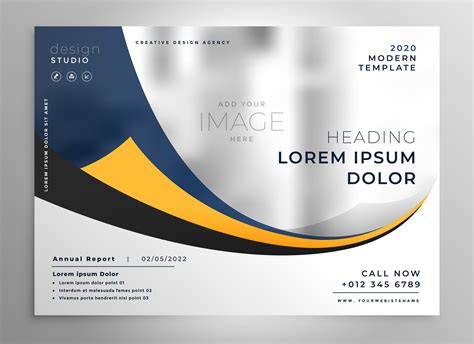 modern business presentation brochure flyer design - Download Free ...