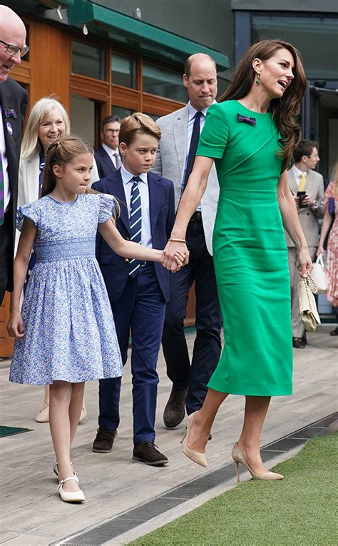 Photos From Princess Charlottes Adorable Wimbledon 2023 Debut