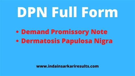 Dpn Full Form । What Is Full Form Of Dpn Indian Sarkari Results