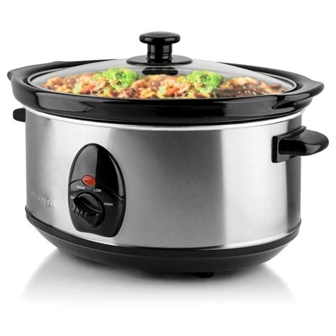 They make meal prep a cinch & give a wonderful aroma taking the lid off even for a few seconds means that the crock pot will lose the heat it has built up. Shop Ovente Slow Cooker Ceramic Crockpot 3.5L with 3 Heat ...