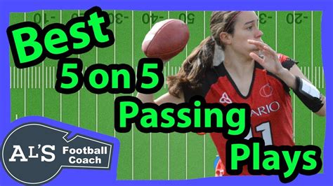 Best 5 On 5 Flag Football Passing Plays Youtube