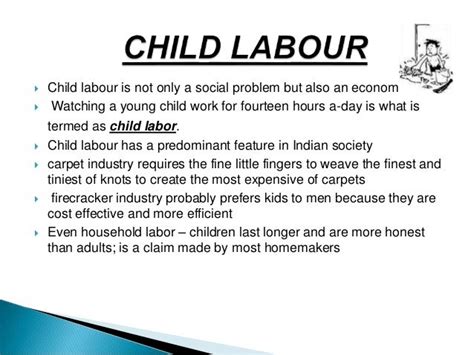 Child Labour Child Labour Project