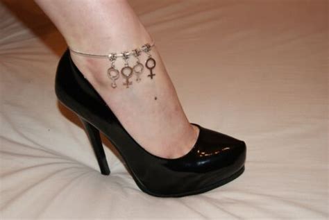 Sexy Euro Anklet Ankle Chain Jewellery Mfmf Symbols Swinger Moresome Slut Hot Ebay