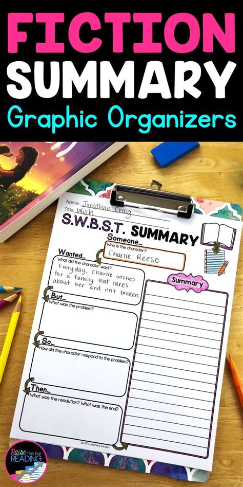 Fiction Summary And Story Sequencing Graphic Organizers Summarizing