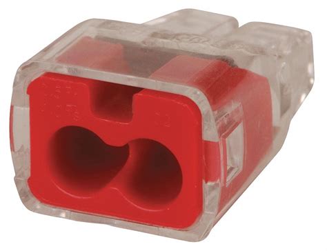 Ideal Push In Connector 2 Port Red 18 To 12 Awg Stranded 20 To 12