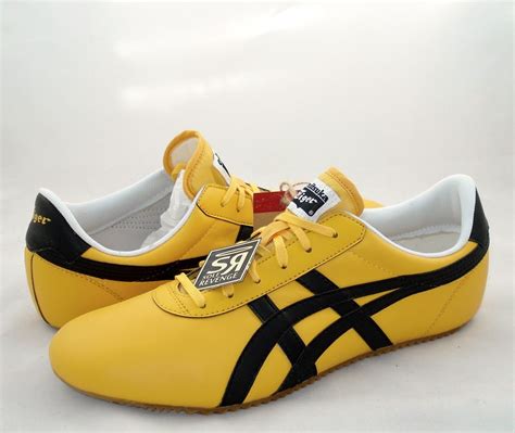 New Asics Tai Chi Onitsuka Tiger Shoes Yellow Black Bruce Lee Kill Bill