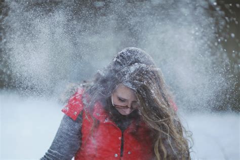 Free Images Water Red Snow Freezing Fun Lip Photography Long Hair Winter Storm