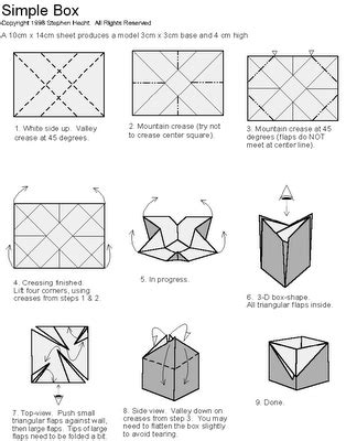 DIY Simple Box | Origami schachteln, Origami boxen, Origami