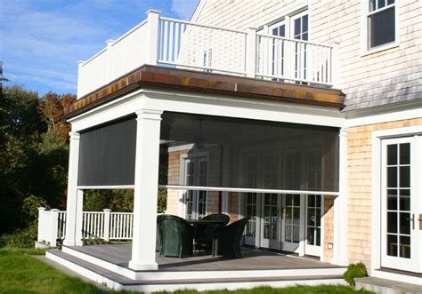 Retractable Screens Traditional Porch Boston By Shade And