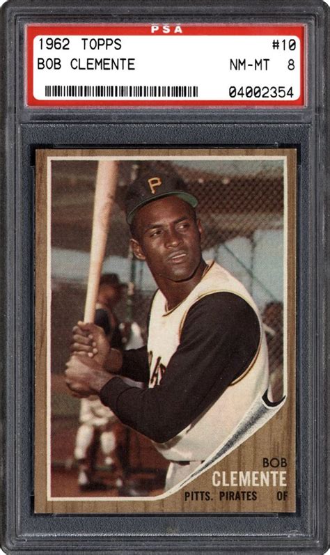 Maybe you would like to learn more about one of these? 1962 Topps Bob Clemente | PSA CardFacts®