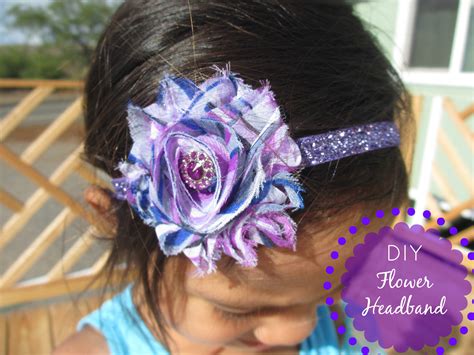 Diy Flower Headband Tutorial Livin The Mommy Life