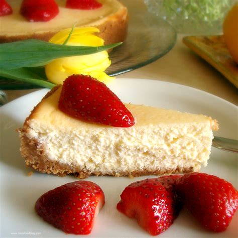 Lemon Mascarpone Cheesecake With Strawberries Tastefood
