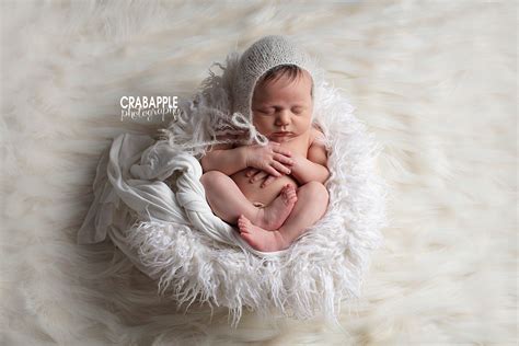 Boston Newborn Photos Baby Girl L · Crabapple Photography