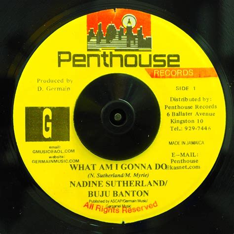 Nadine Sutherlandbuju Banton Vinyl Records
