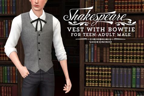 Hey Love — Shakespeare Vest With Bowtie I Made This Sims 4