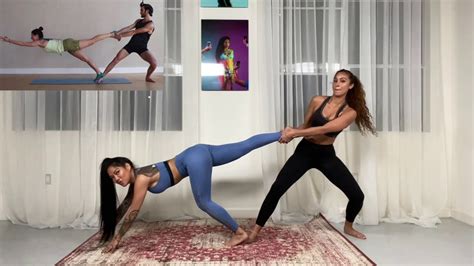 2 Girl Exreme Yoga Challenge Youtube