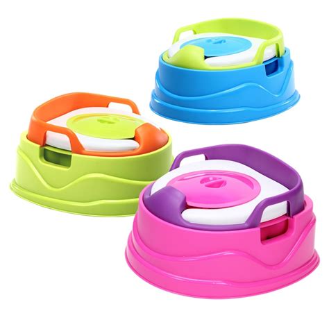 3 In 1 Colorful Potty Pee Trainer For Baby Training Potty In Potties
