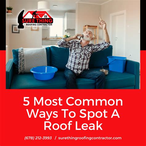 Common Ways To Spot A Roof Leak