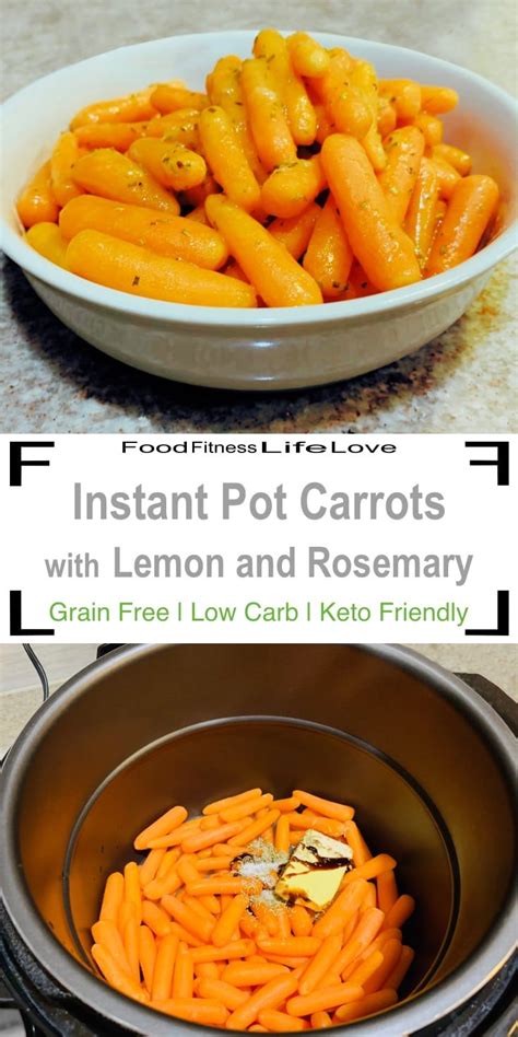 Carrot baby food instant pot. Lemon and Rosemary Glazed Instant Pot Carrots | Recipe ...