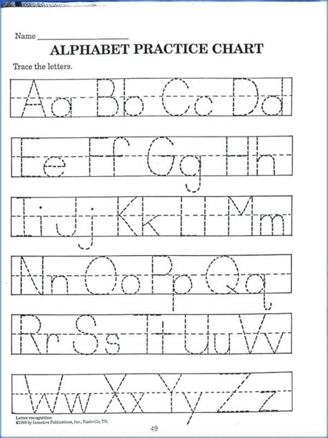 Abc Worksheets For 4 Year Olds