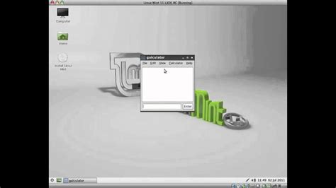 Linux Mint 11 Lxde Rc First Look Youtube